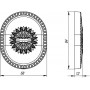 Декоративная накладка на сувальдный замок PS-DEC CL (ATC Protector 1) ABL-18 Темная медь
