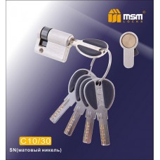 Цилиндровый механизм MSM 40 мм SN 5кл (Односторонний) 